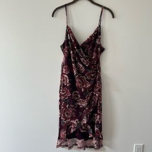Venus Floral Print Wrap Dress